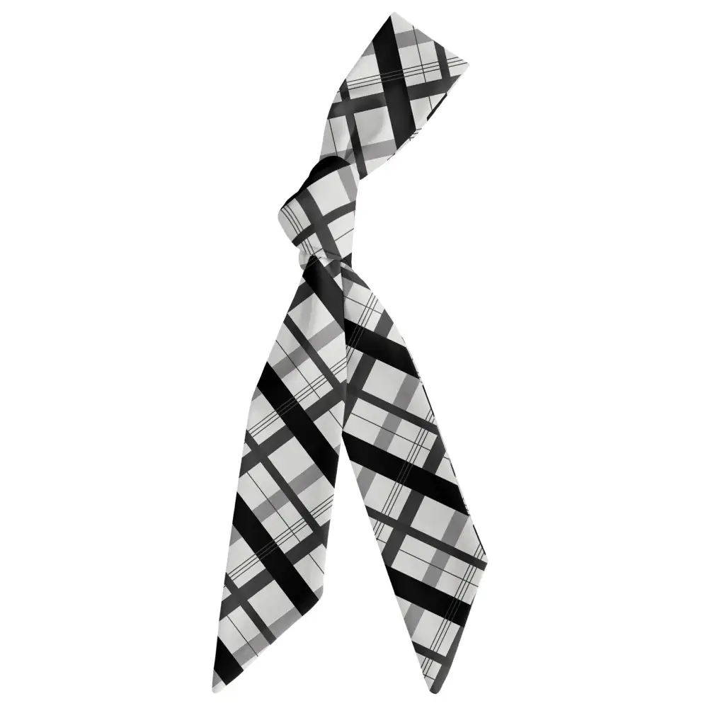 Downing Plaid Pattern Hair Scarf