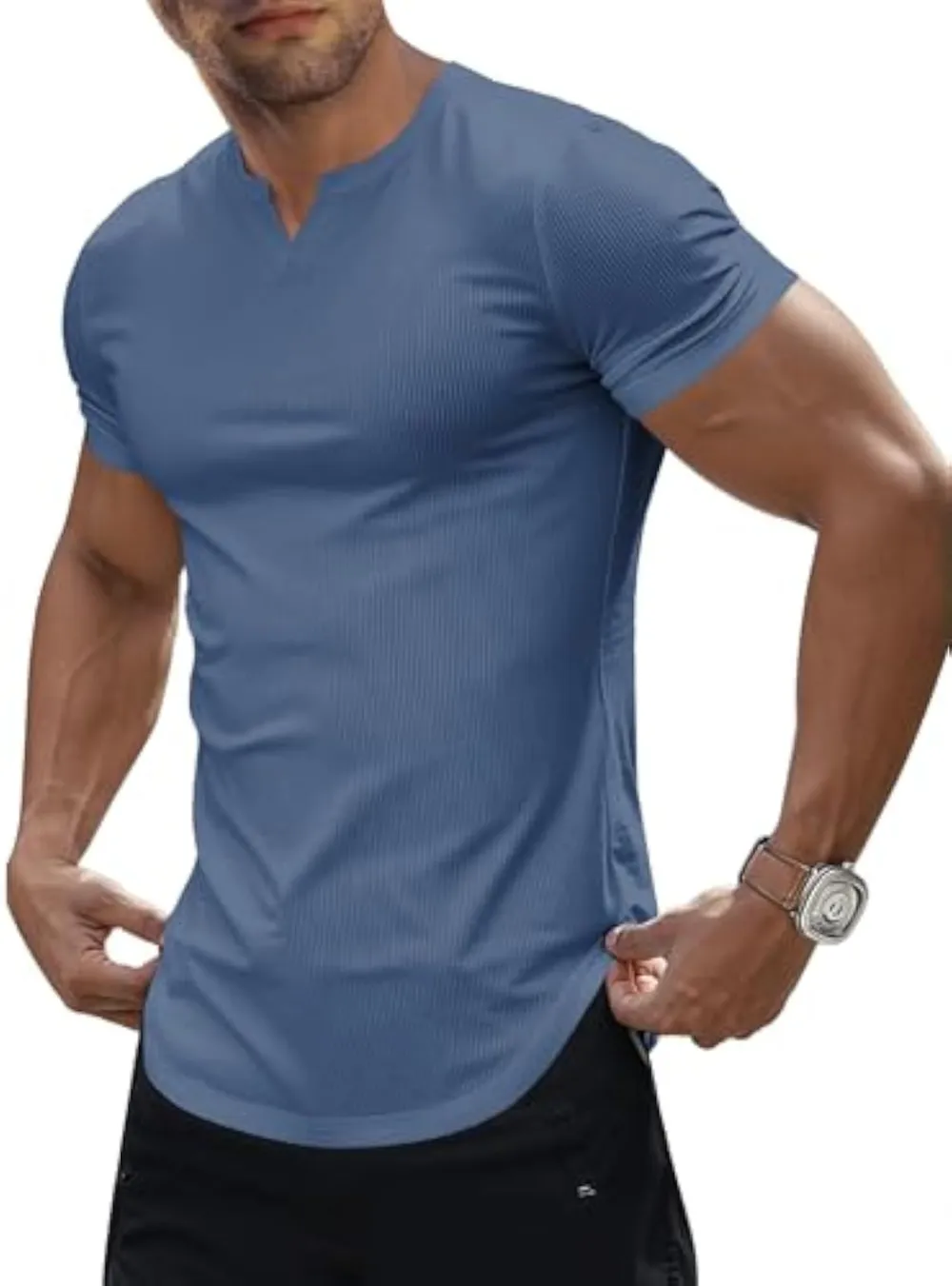 Men's V-Neck Short Sleeve T Shirt