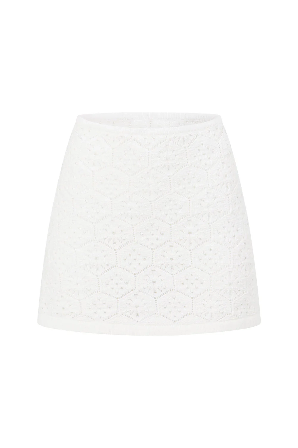 Eyelet Detailing Mini Skirt