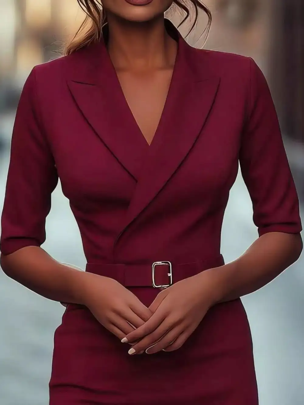 Wearable Cut Short Sleeve Dress