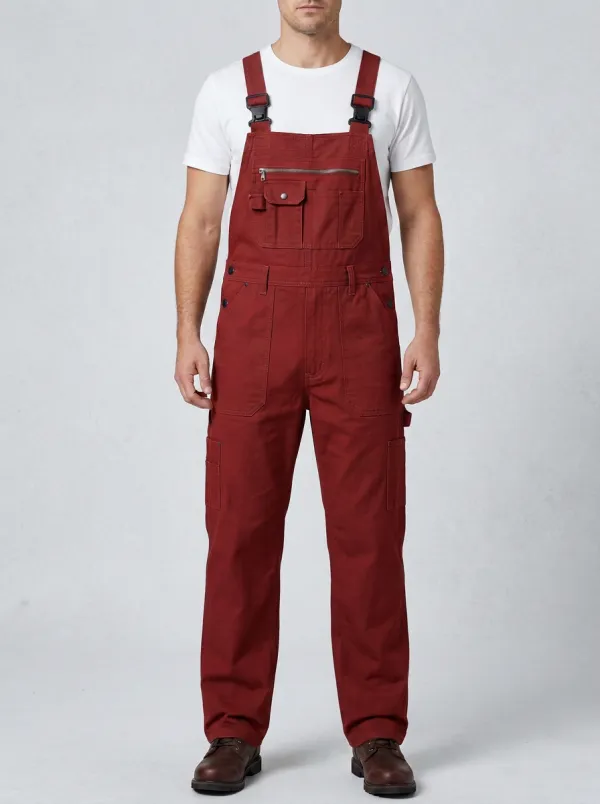 Men's Motion Multi-Pocket Bib Work Overalls