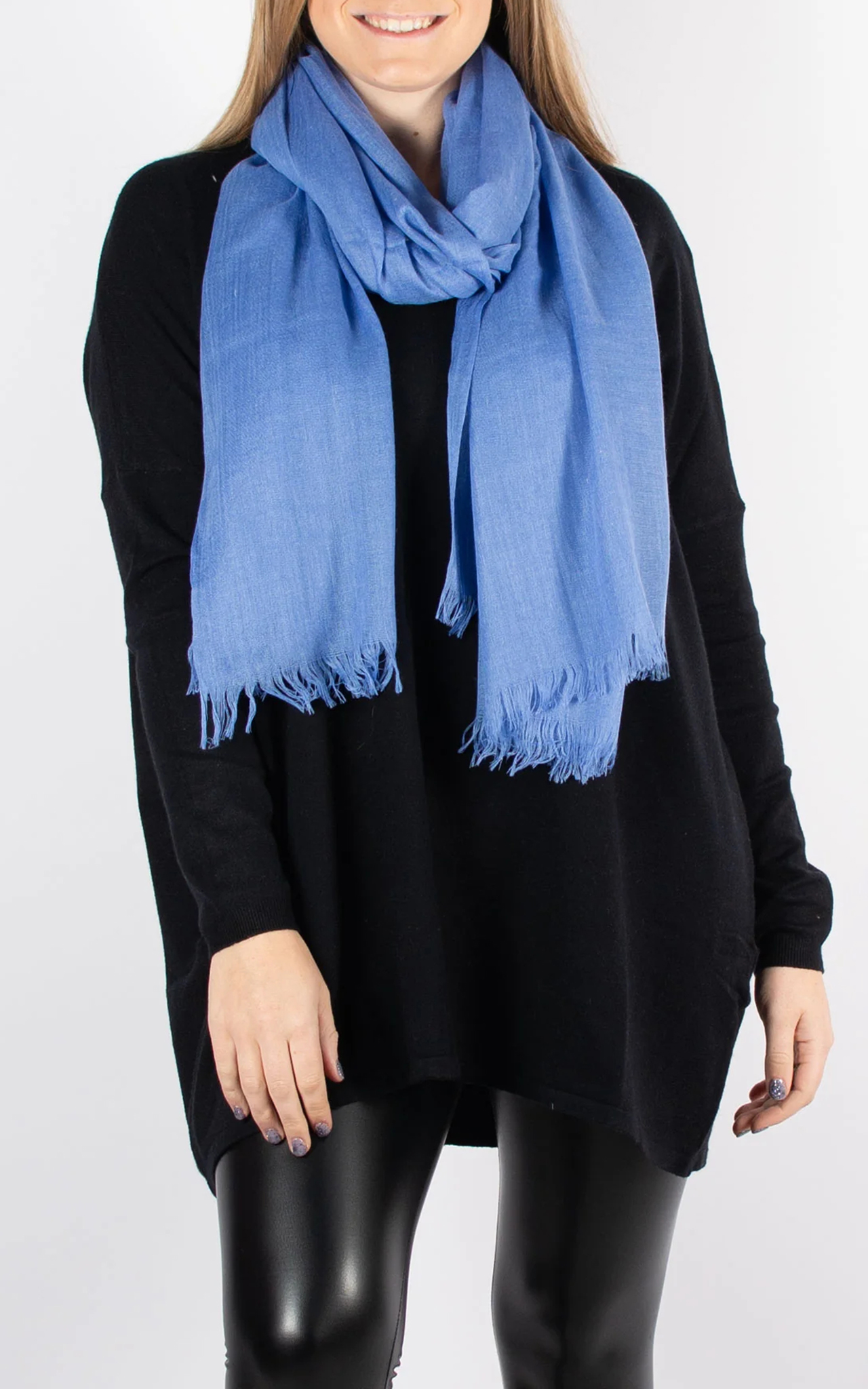 Casual All-Match Solid Color Women's Scarf