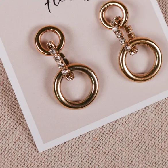 Smooth Curve Drop Earrings