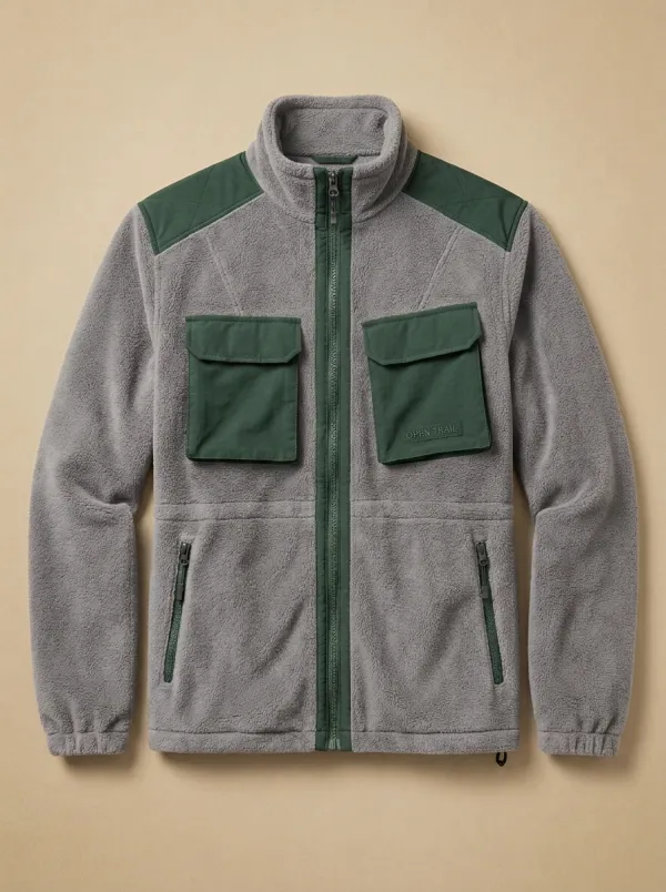 Hiking Open Trail Contrast Pocket Jacket