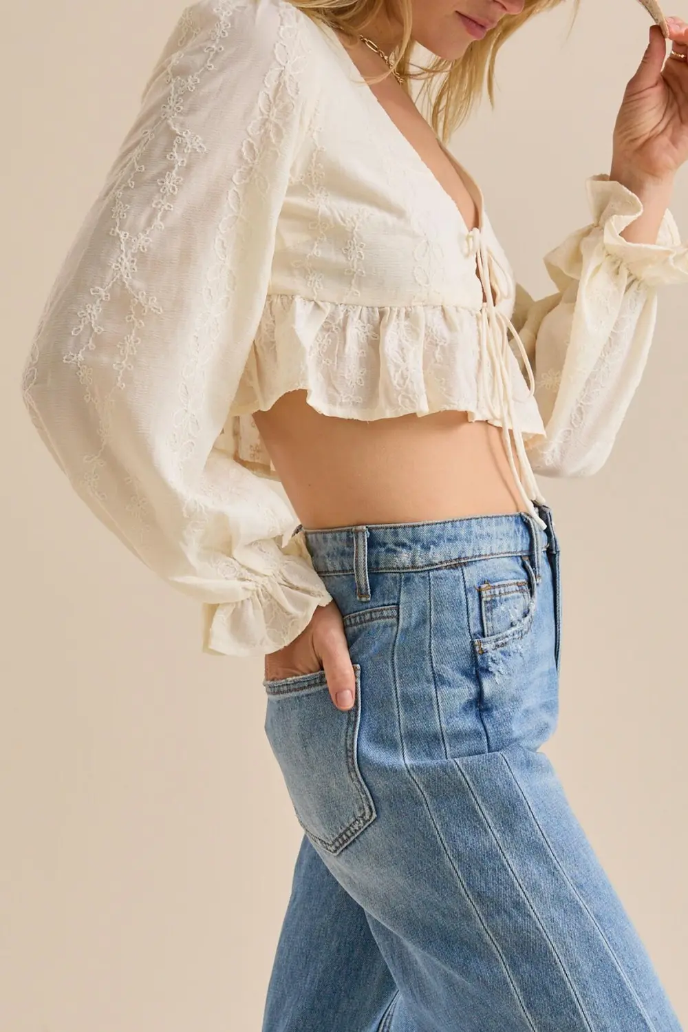 Tie Front Top