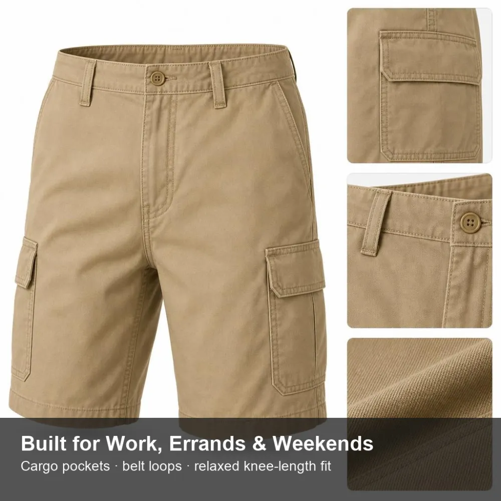Men’s Relaxed Fit Cargo Shorts
