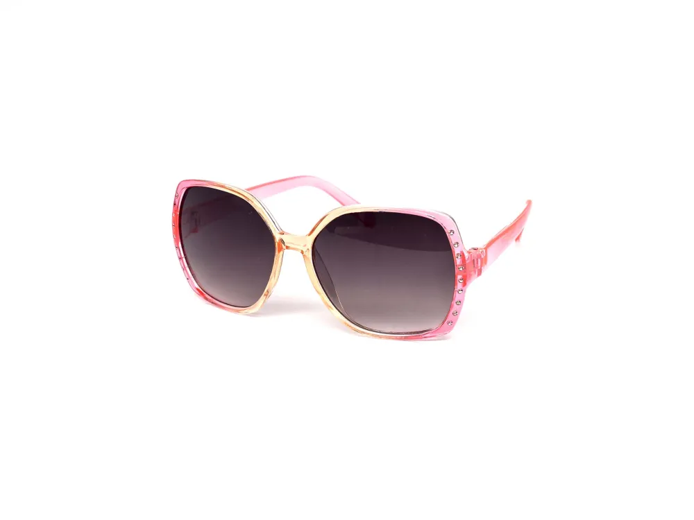 12-Pack Kids Retro Square Gradient Sunglasses