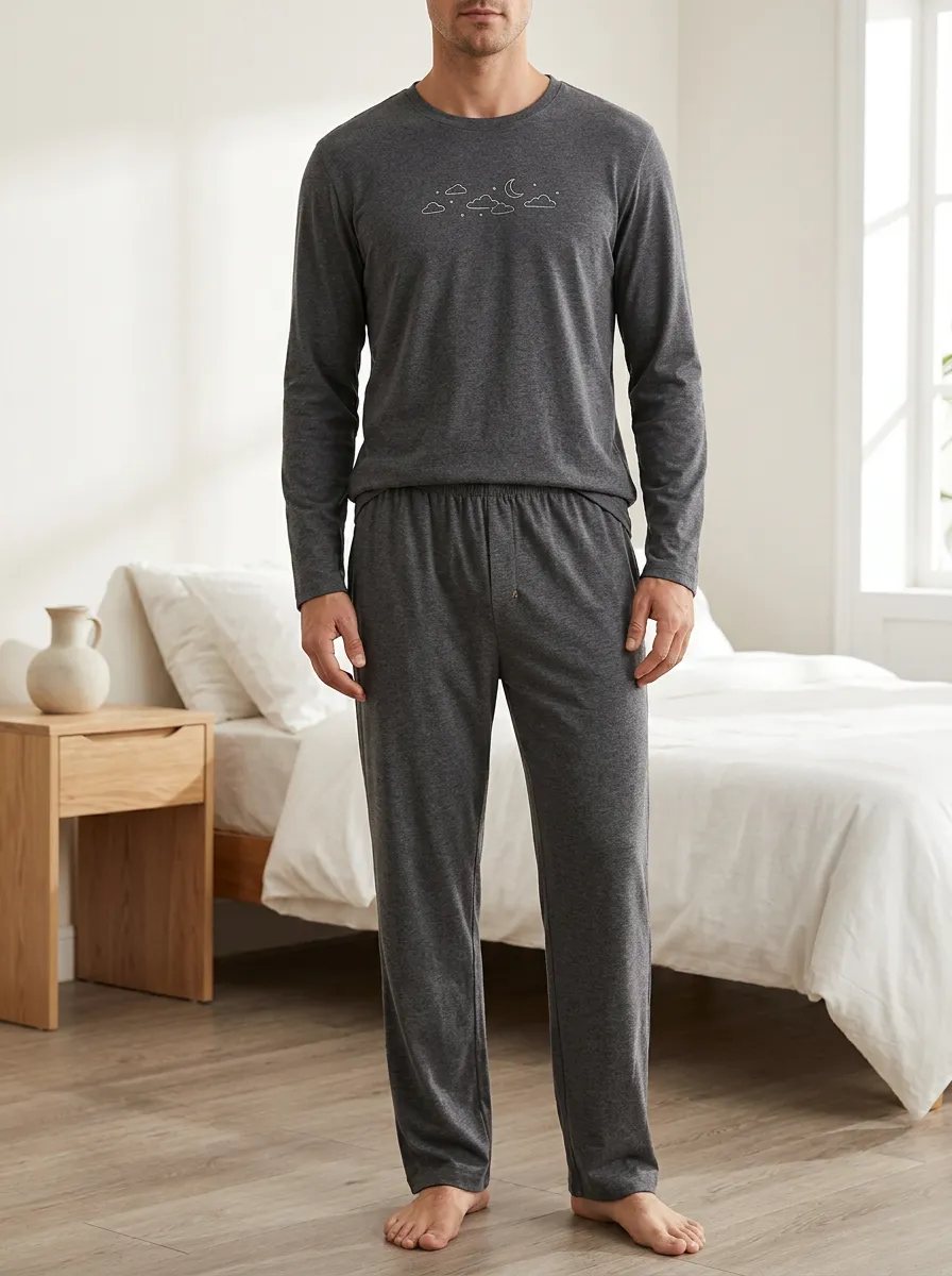 Modern Silhouette Classic Men's Pajama Set