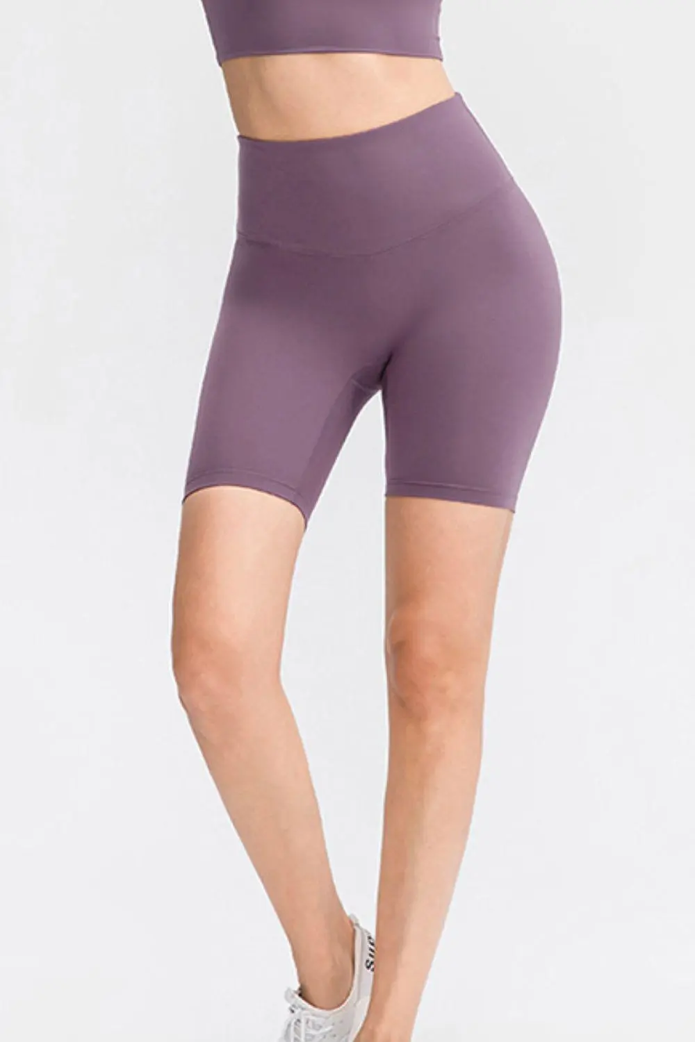 Slim Fit Wide Waistband Sports Detail Shorts