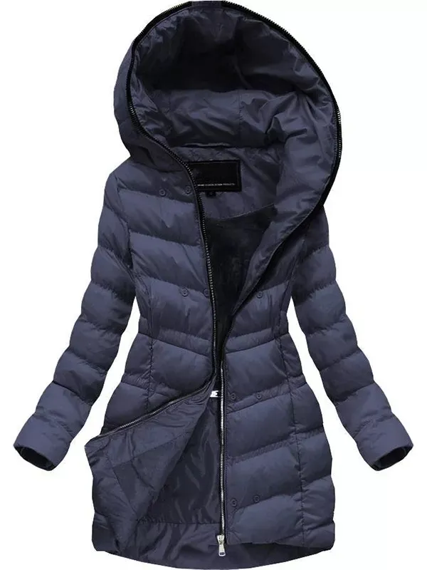 Women's winter hooded parka