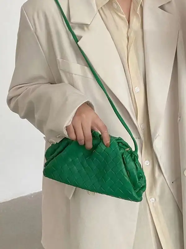 Woven Vintage Crossbody Bag