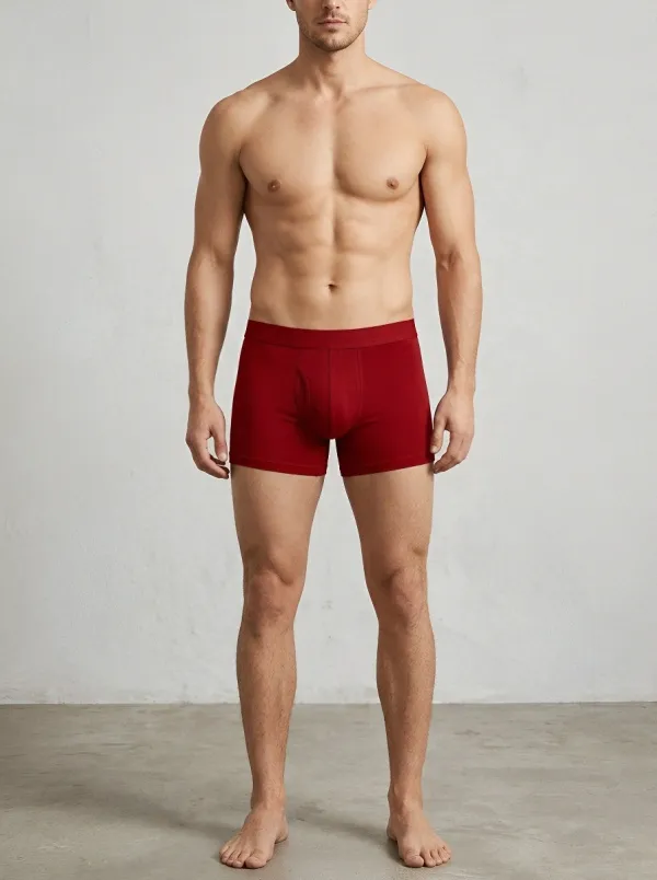 Boxer-Brief Contoured-Pouch Mid-Rise Men's Three-Pack Boxer Briefs