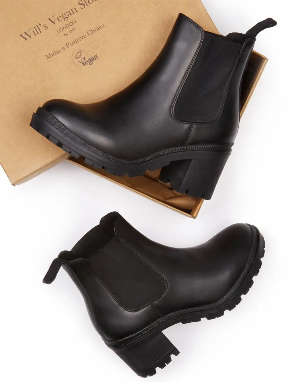 Women's Water Resistant Track Sole Ankle Boots
