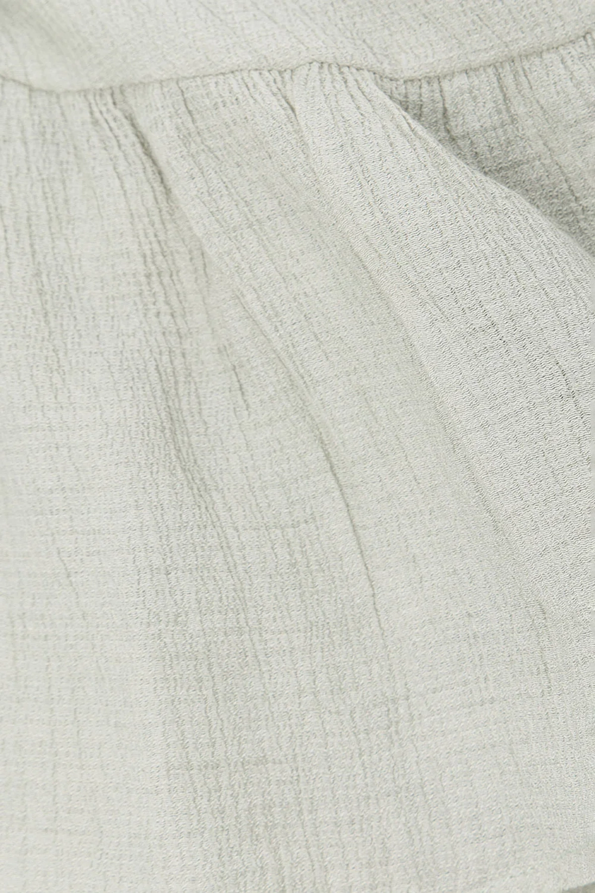 Tiered Ruffled Linen Shorts