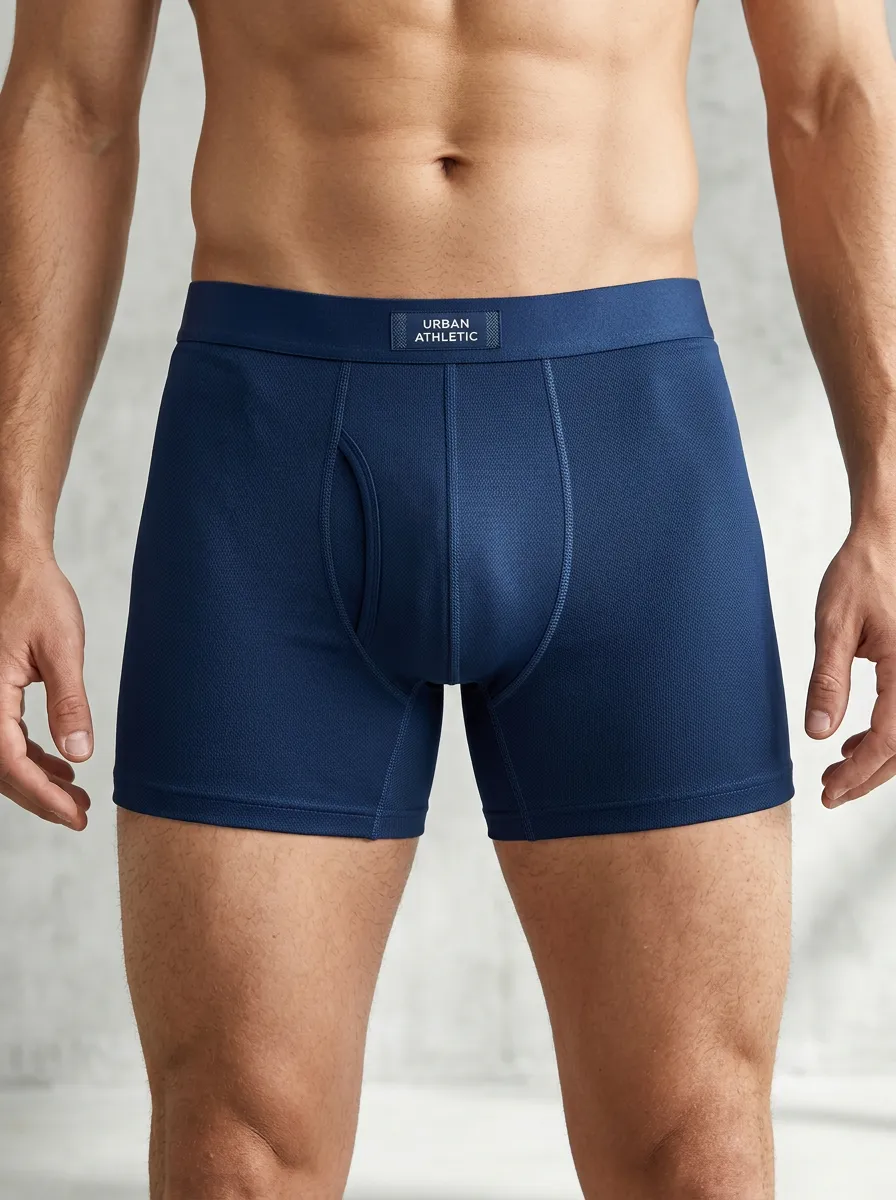 Men's Mixed Color Urban Athletic Solid 3-Pack Boxer Briefs