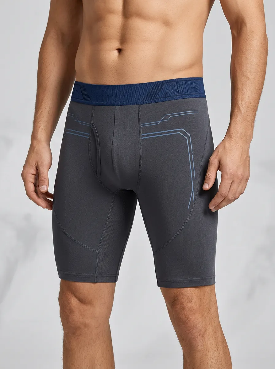 Everyday Geometric Techwear Profile Men's Boxer Briefs