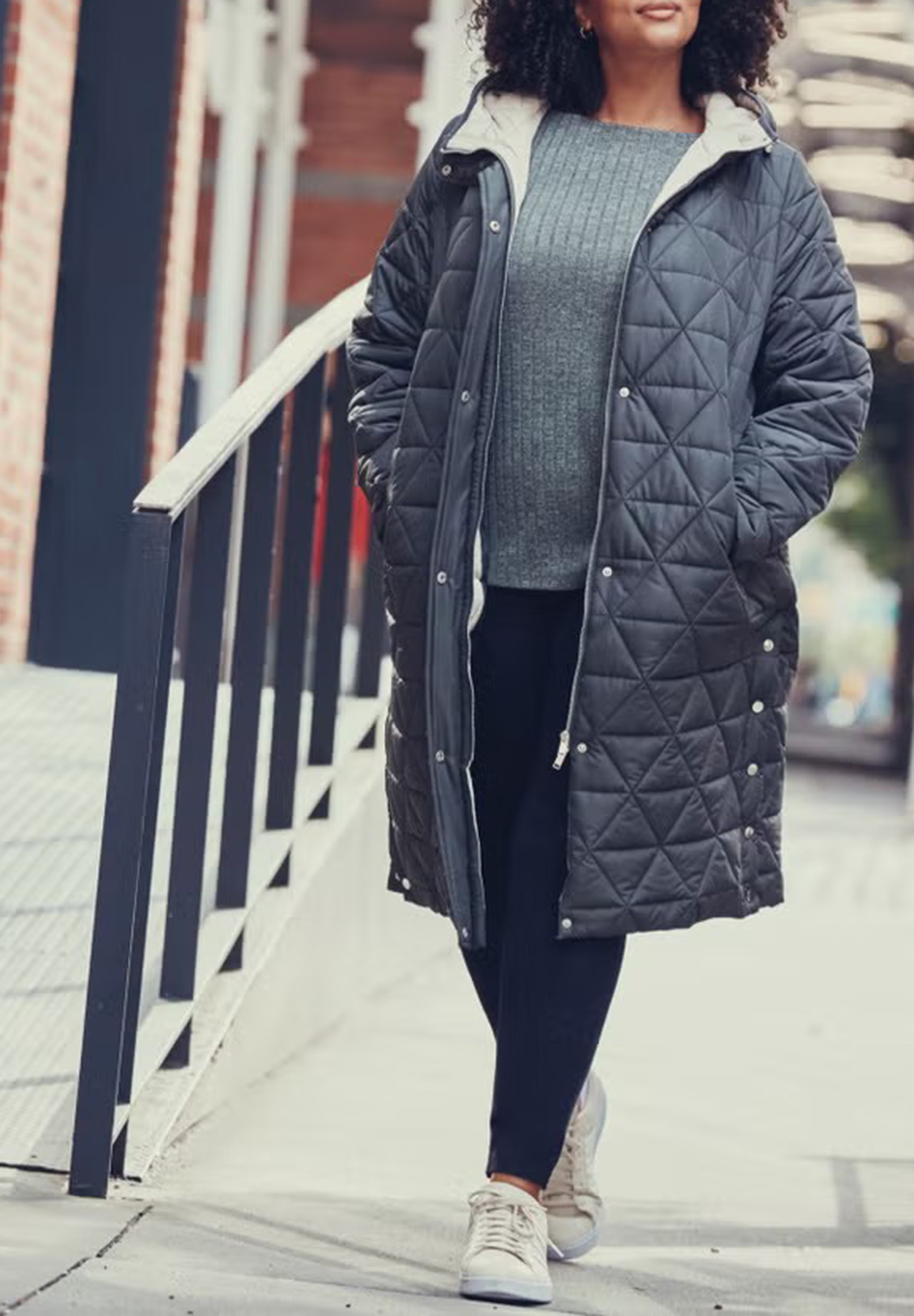 Side Slit Down Jacket
