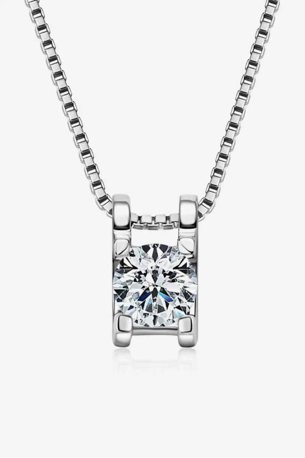 Moissanite Necklace Classic