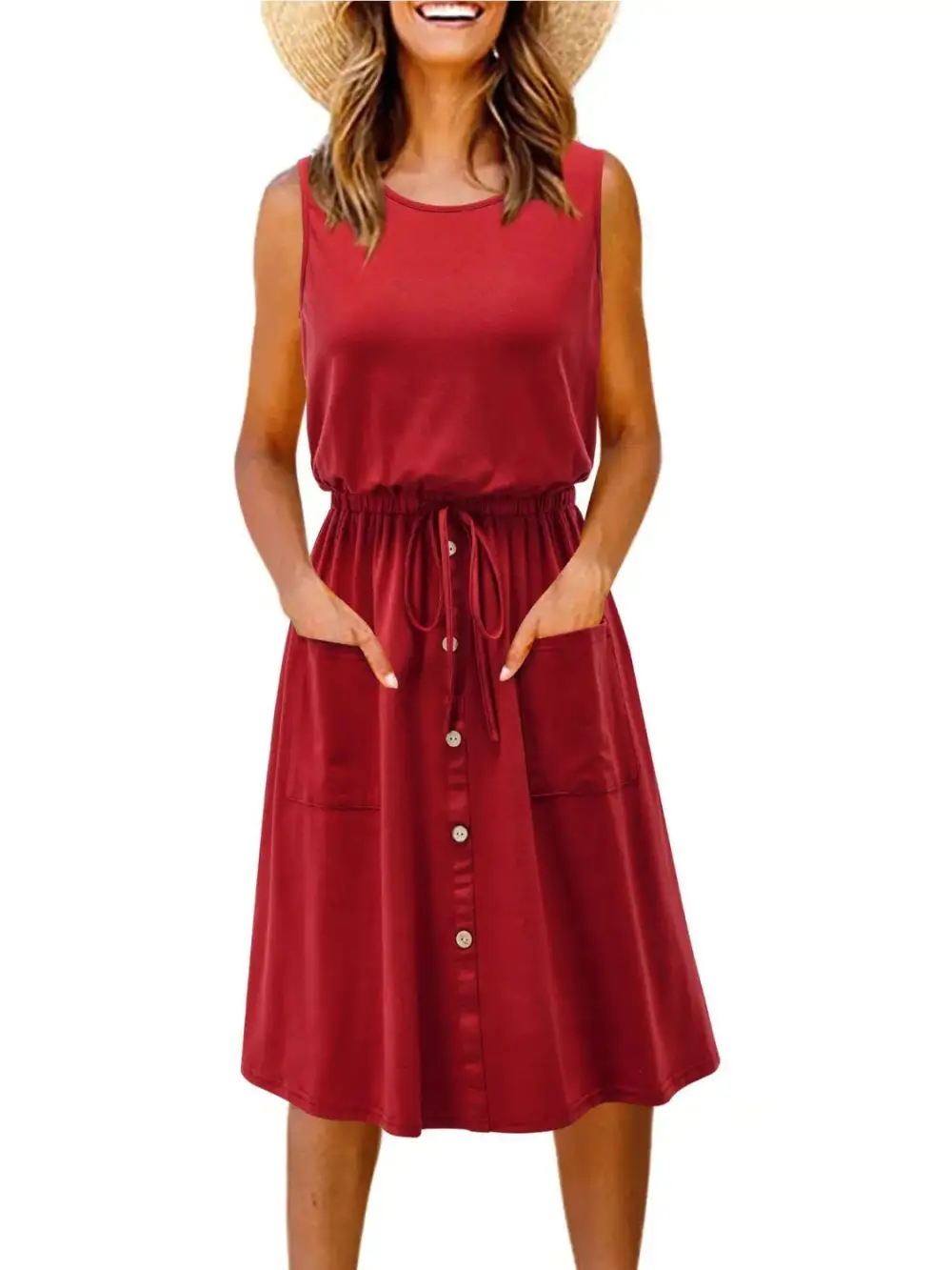 Everyday Round Neck A-Line Dress