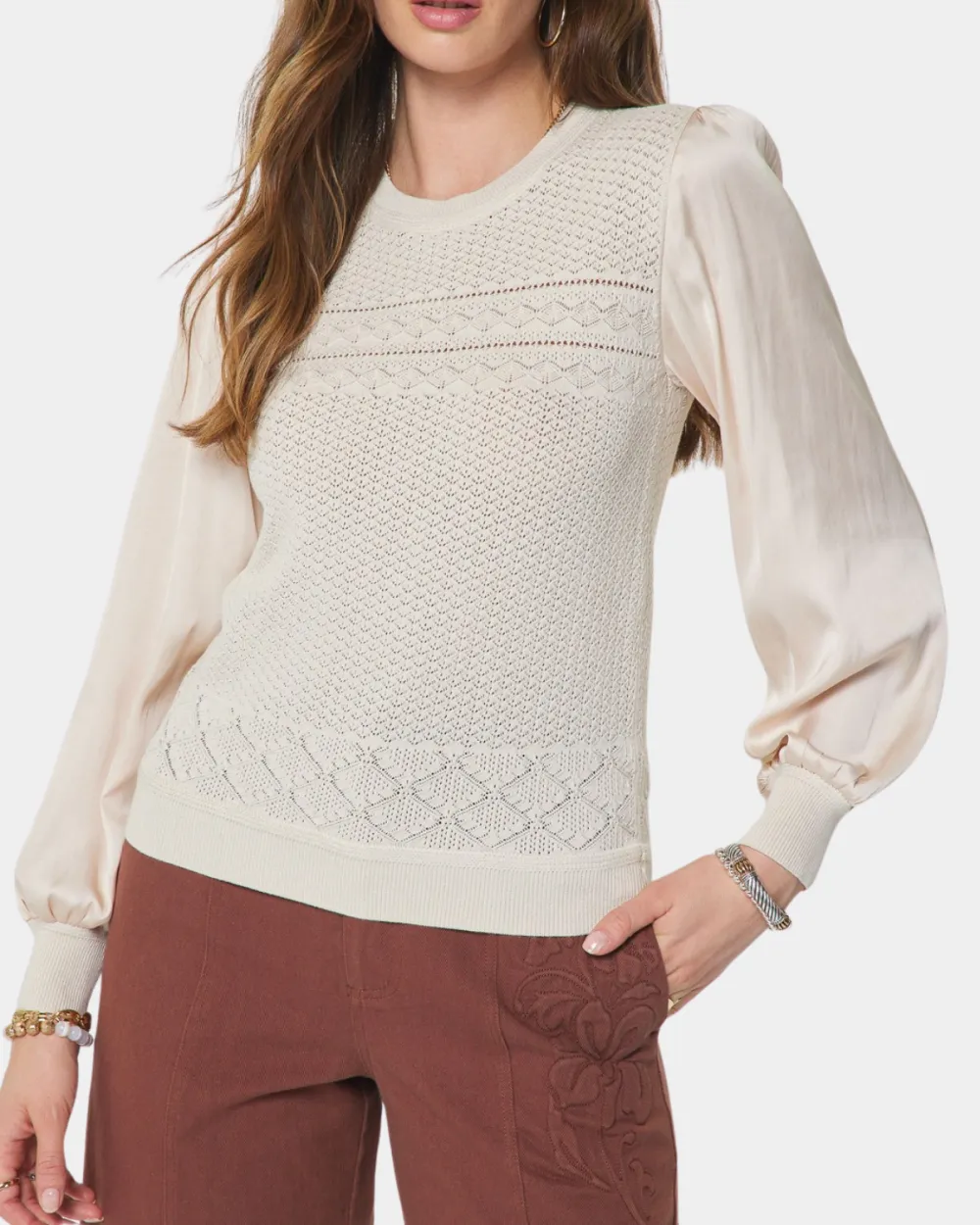 Chiffon Sleeves Top