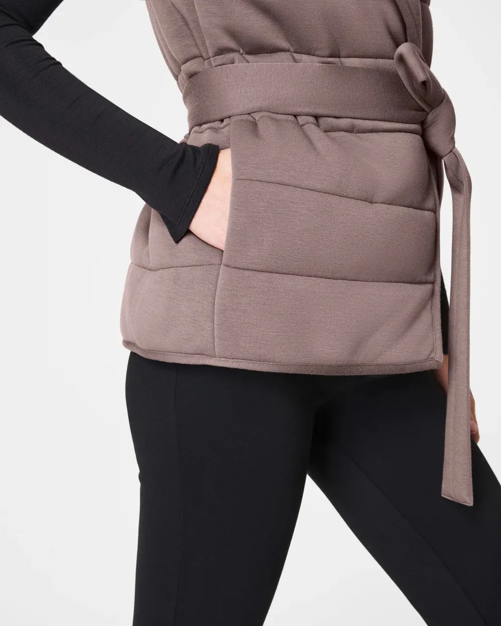 Plain Casual Puffy Vest