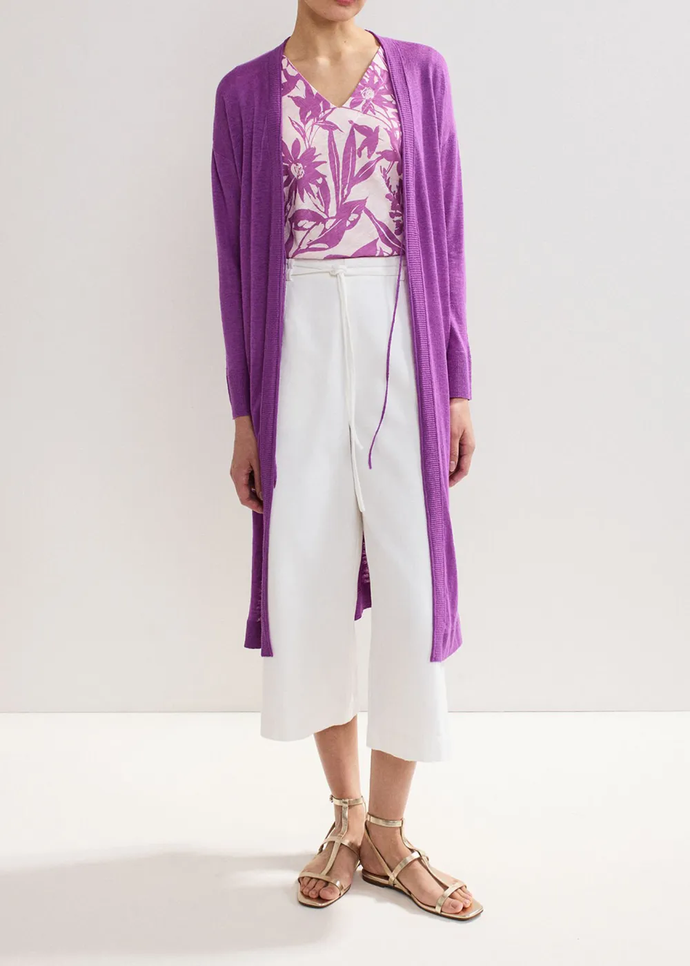Long-Sleeved Women's Knitted Cardigan