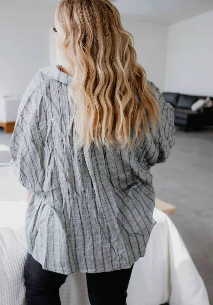 5PACK-Casual Striped Shirt