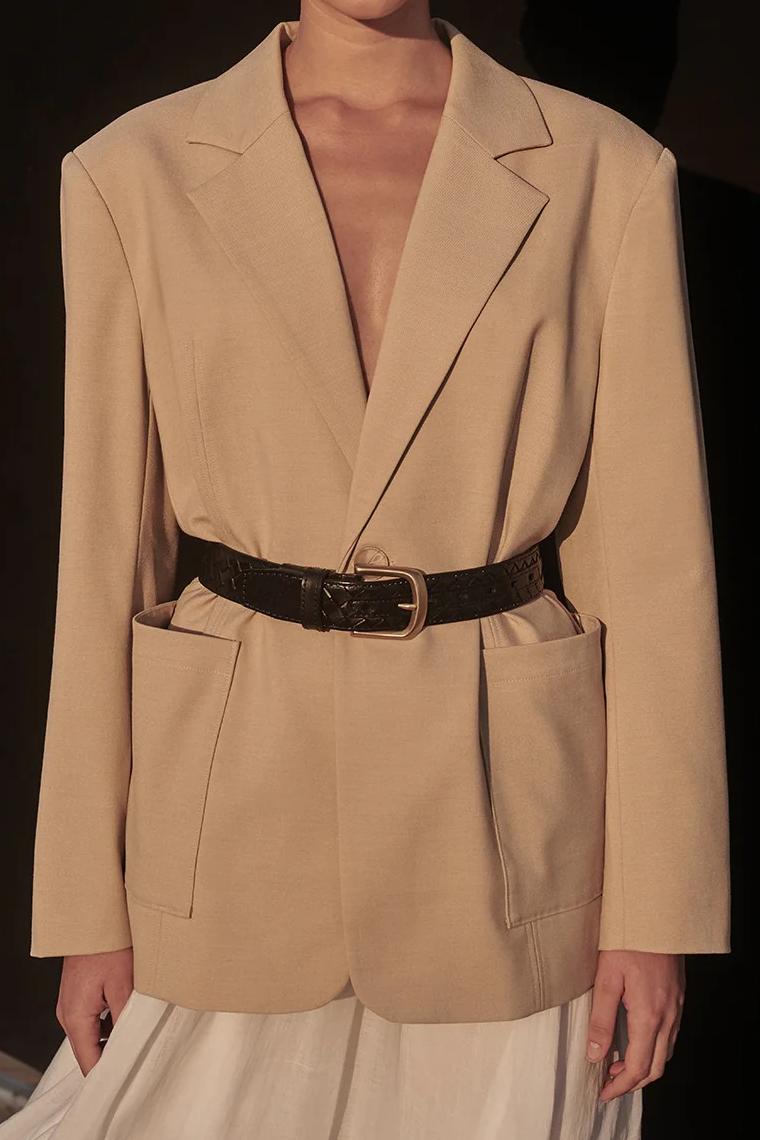 Natural Patch Pocket Blazer