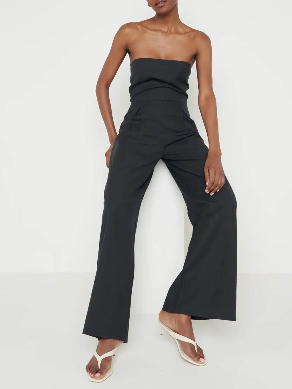 Sleeveless Bandeau Jumpsuit
