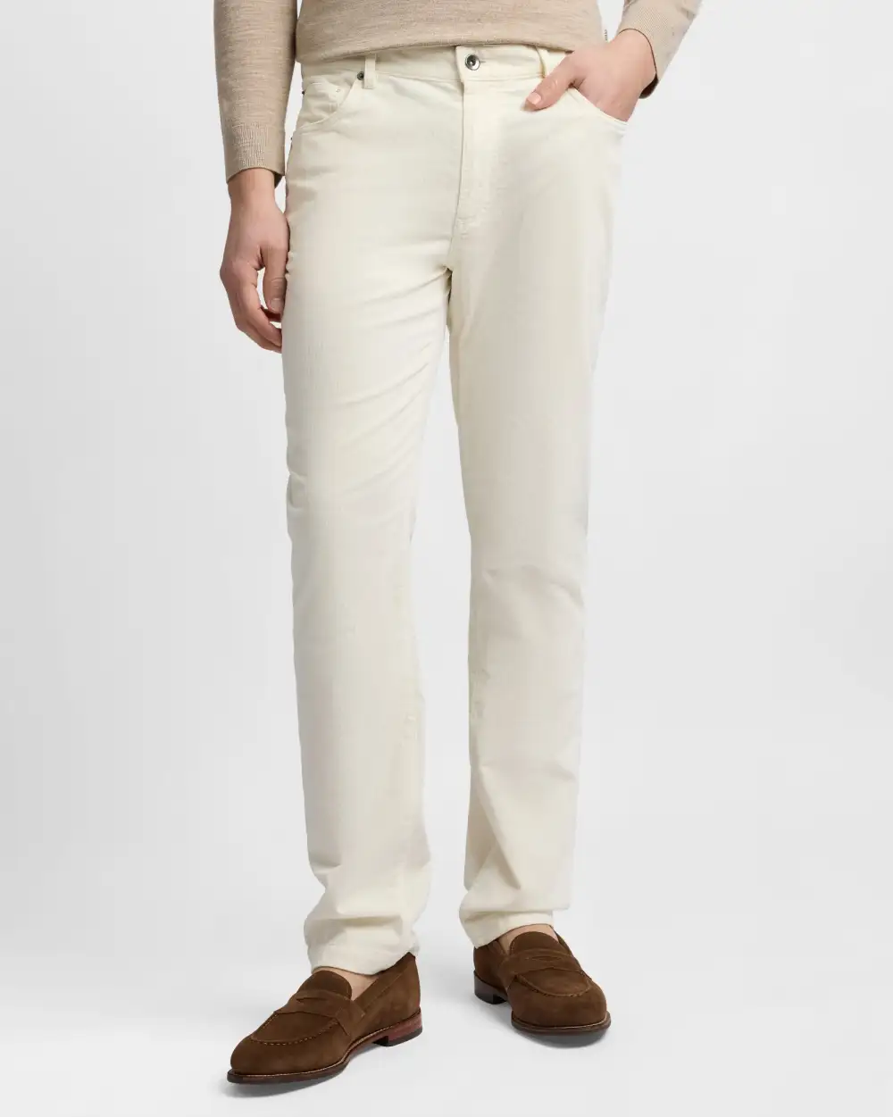 Stretch Corduroy Five-Pocket Pants