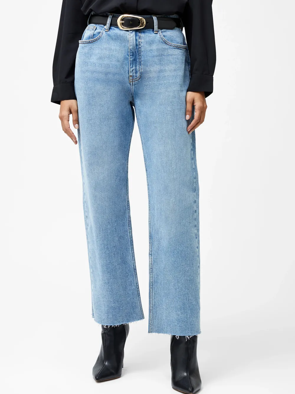 Casual Vintage Cotton Straight Trousers