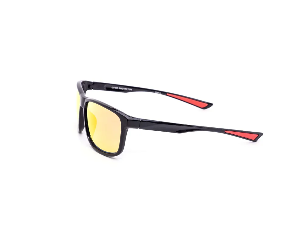 12-Pack Minimalist Sport Wraparound Burnt Mirror Sunglasses