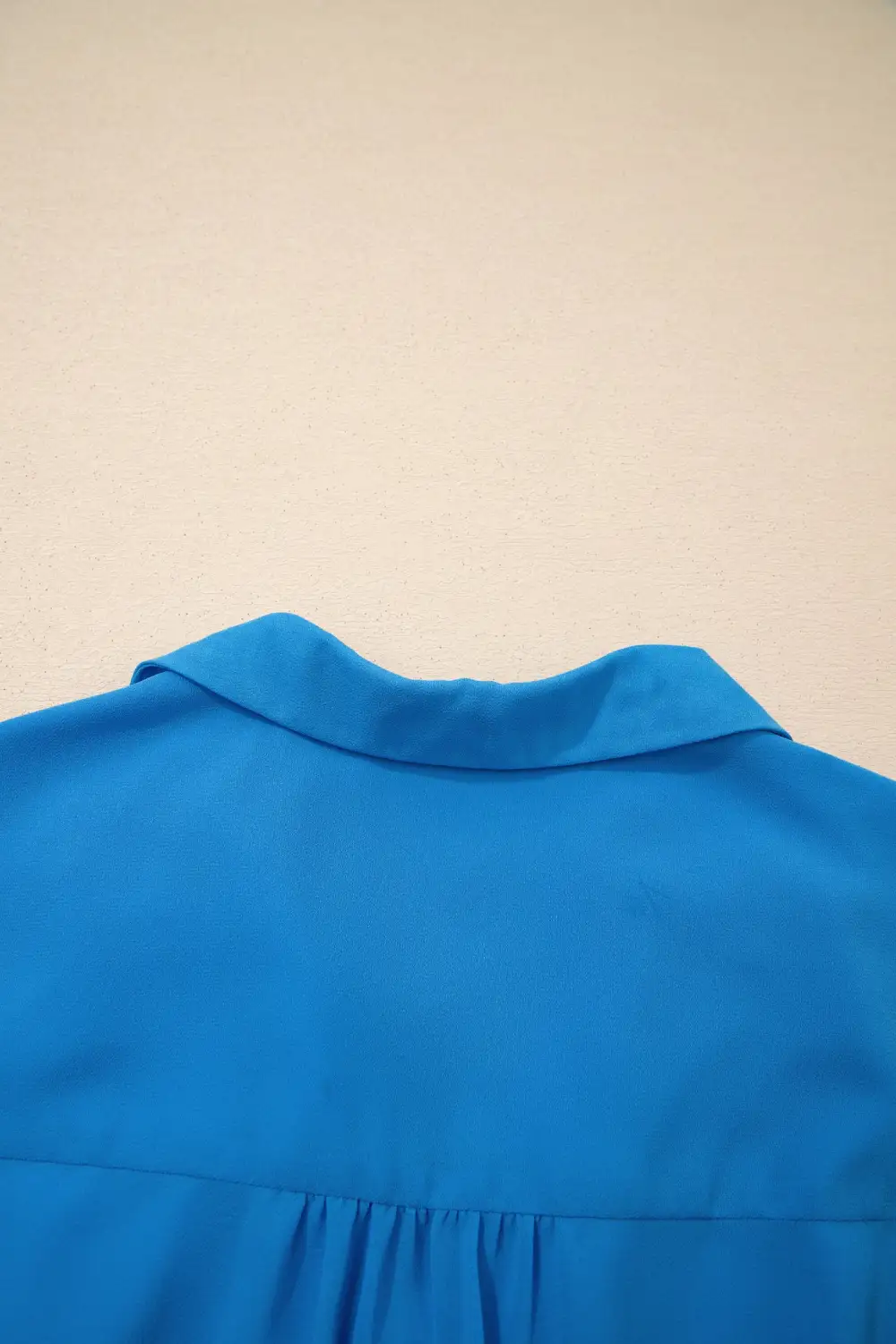 Half Button Sleeveless Collared Shirt Dress