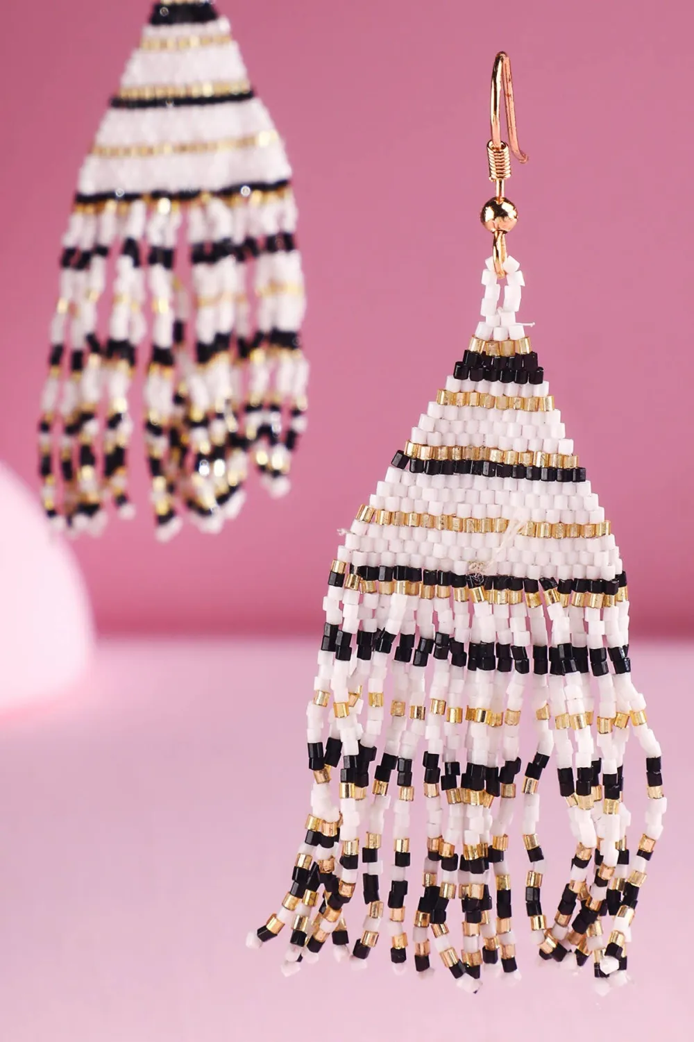 Bohemian Striped Earrings