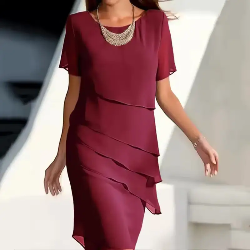 Refined Refined Women's Chiffon Midi Dress