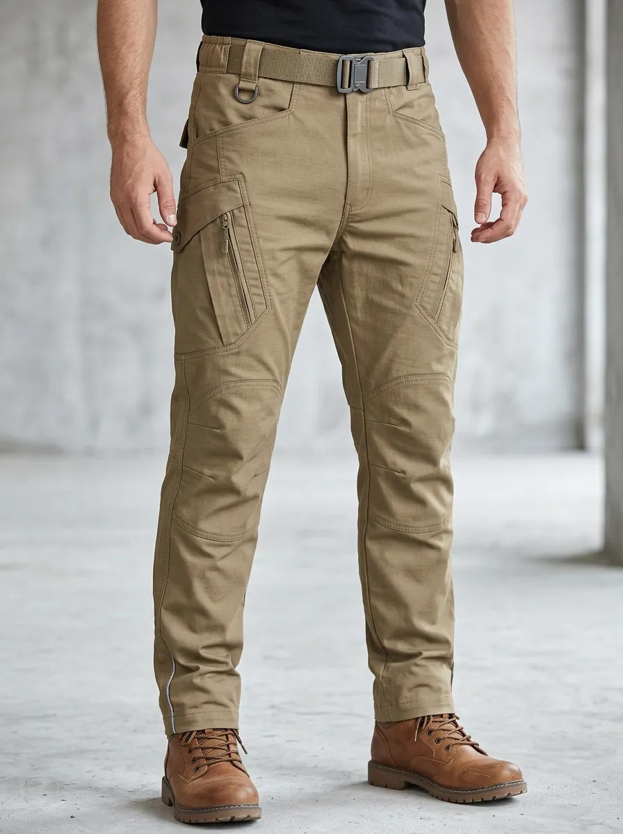 Everyday Multi-Pocket Cargo Tactical Street Look Unisex Tactical Cargo Pants