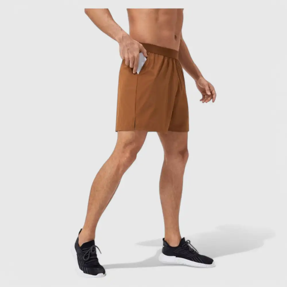 Elastic-Waist Quick-Dry Lightweight Men's Athletic Shorts