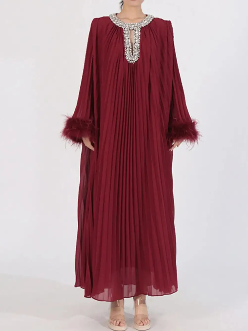 Finish Long Sleeve Maxi Dress