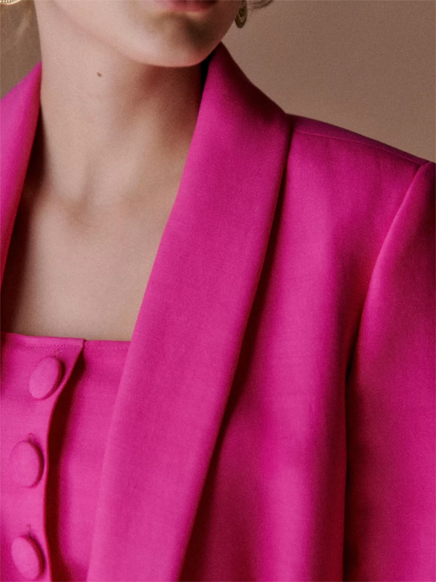 Pink Tailored Blazer