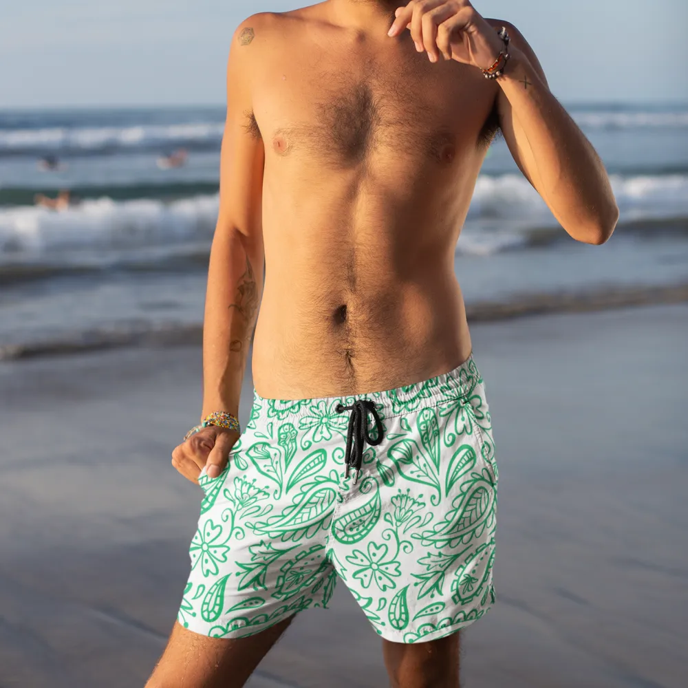Green Paisley Men S