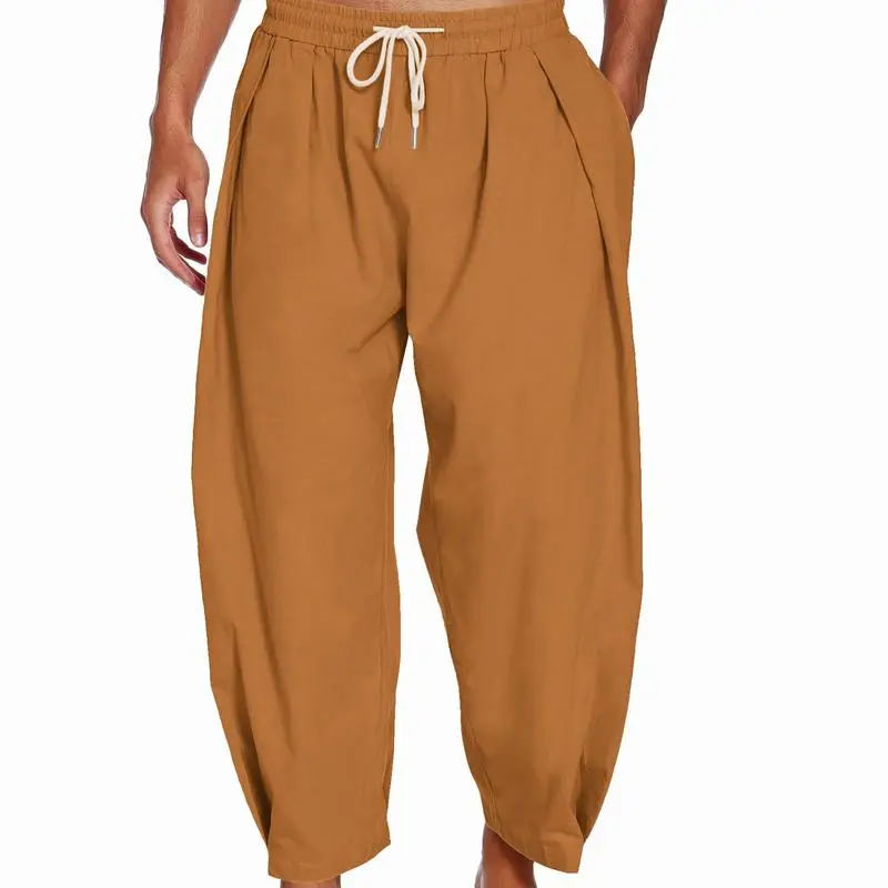Men's Cotton Linen Harem Pants