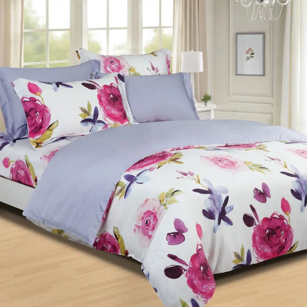 Calm Lyocell Fiber Woven Complete Bedding Set