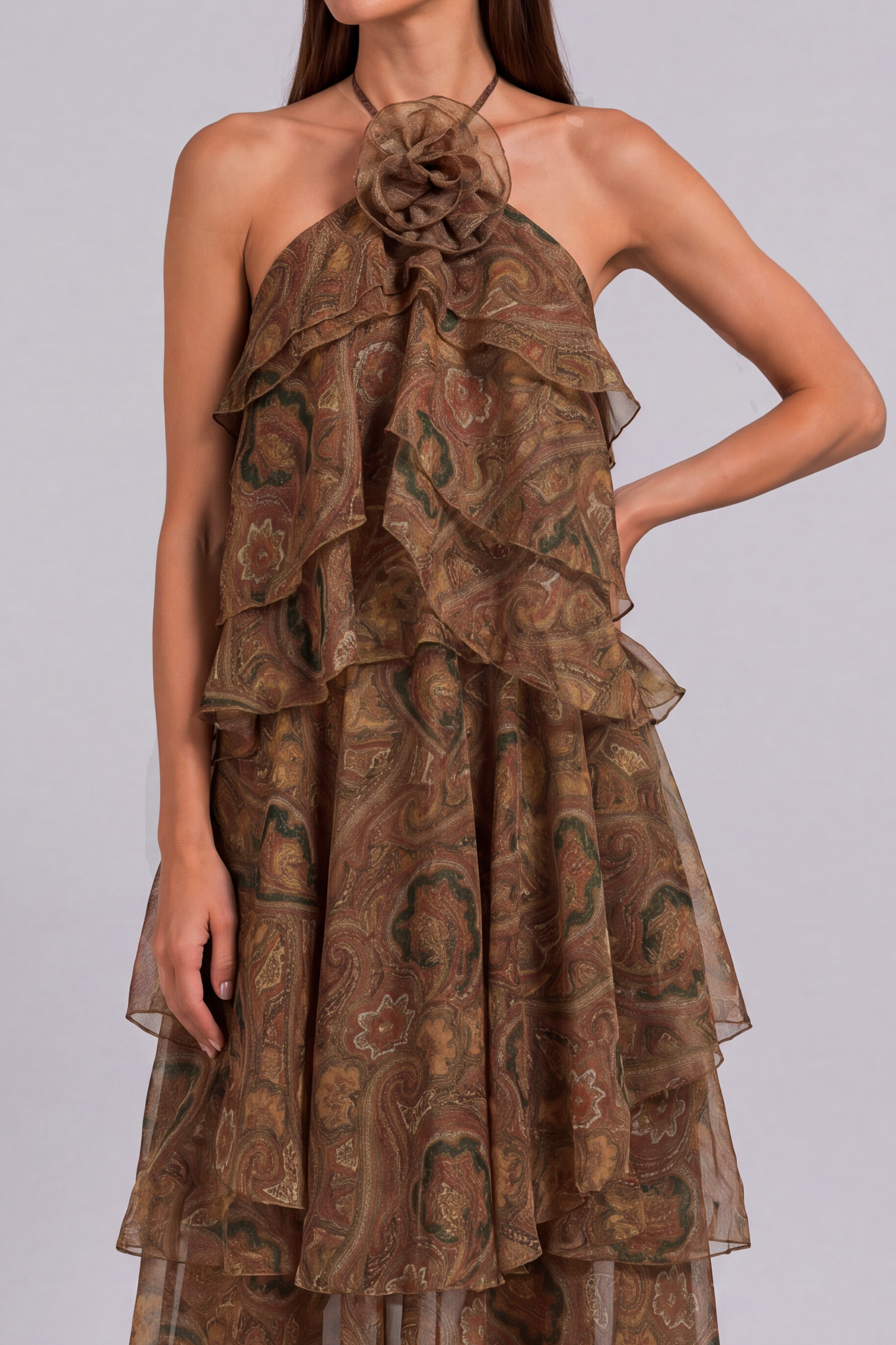 Floral Printed Maxi Dress