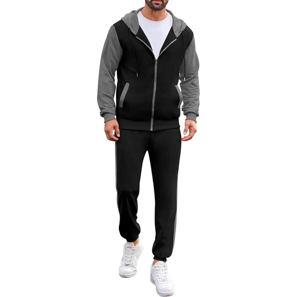 Men's Tracksuit 2 Piece Full Zip Set