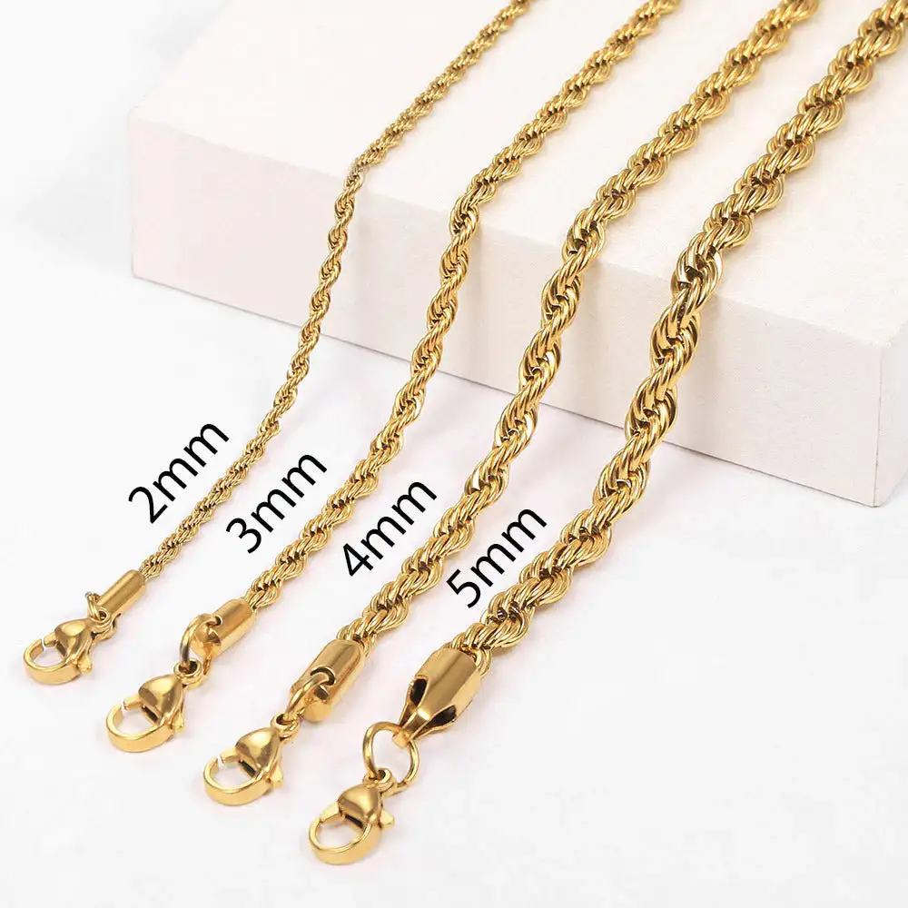 Steel Spiral Chain Bracelet
