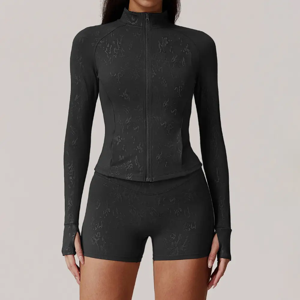 Long-Sleeve Yoga Activewear Active Set