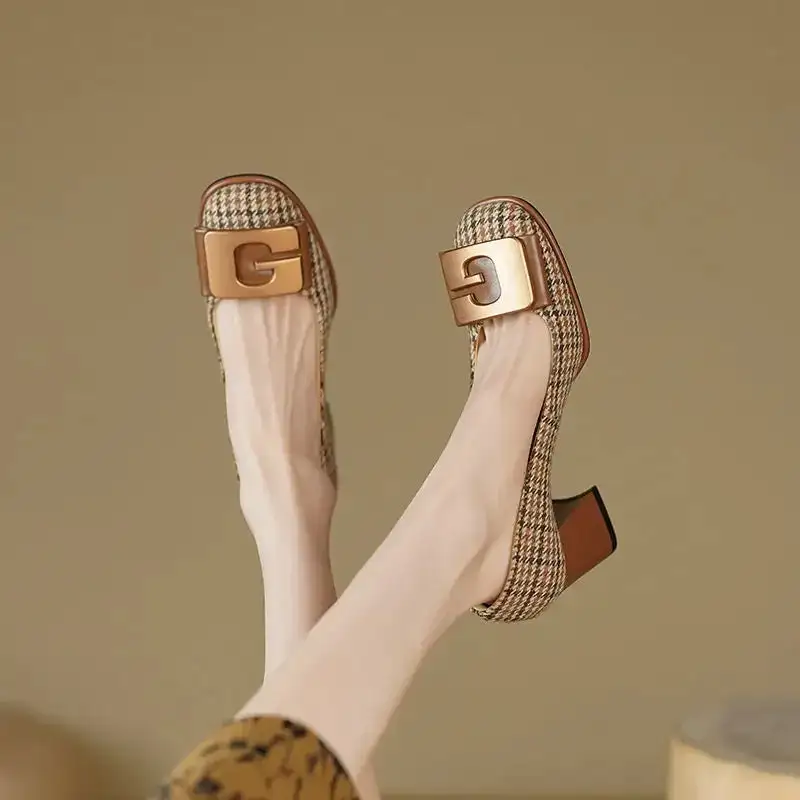 Square Toe Office Ready Pumps