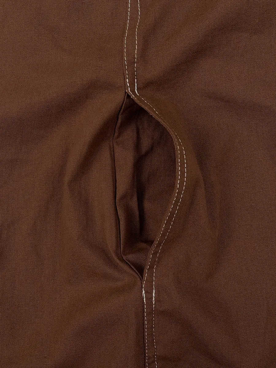 Losse Jumpsuits Met Korte Mouwen Zakken Effen Kleur