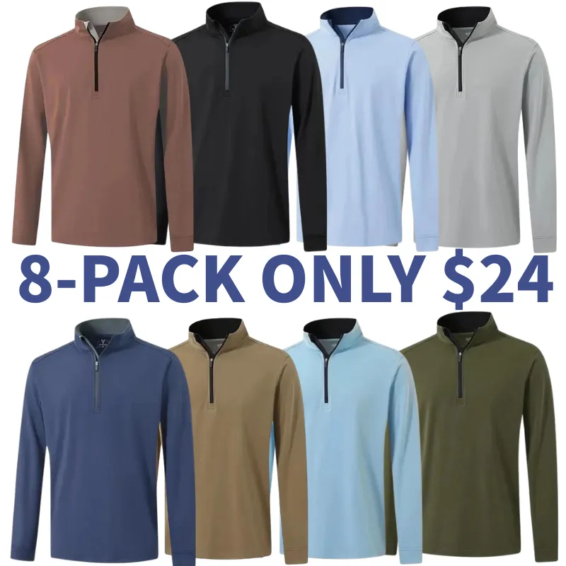 Men's Quarter Zip Golf Pullover