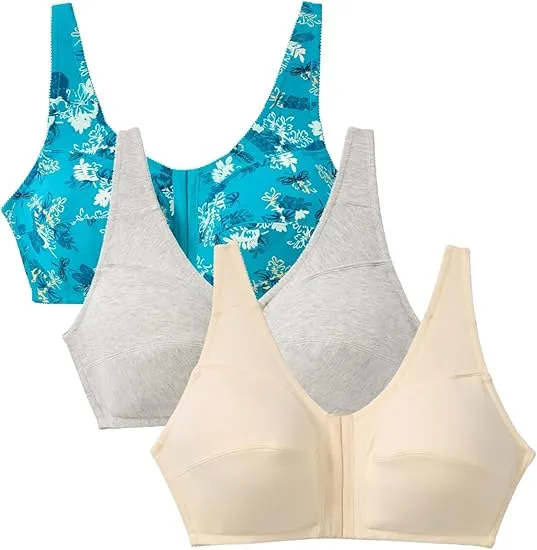3PC-Seamless Breathable Gathered Thin Jelly Strip Bra Without Steel Ring